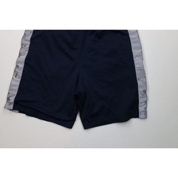 Vintage Nike Mens XL Travis Scott Mini Swoosh Heavy Mesh Basketball Shorts Blue - Picture 11 of 11